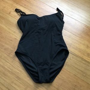 Black Anne cole signature bathing suit